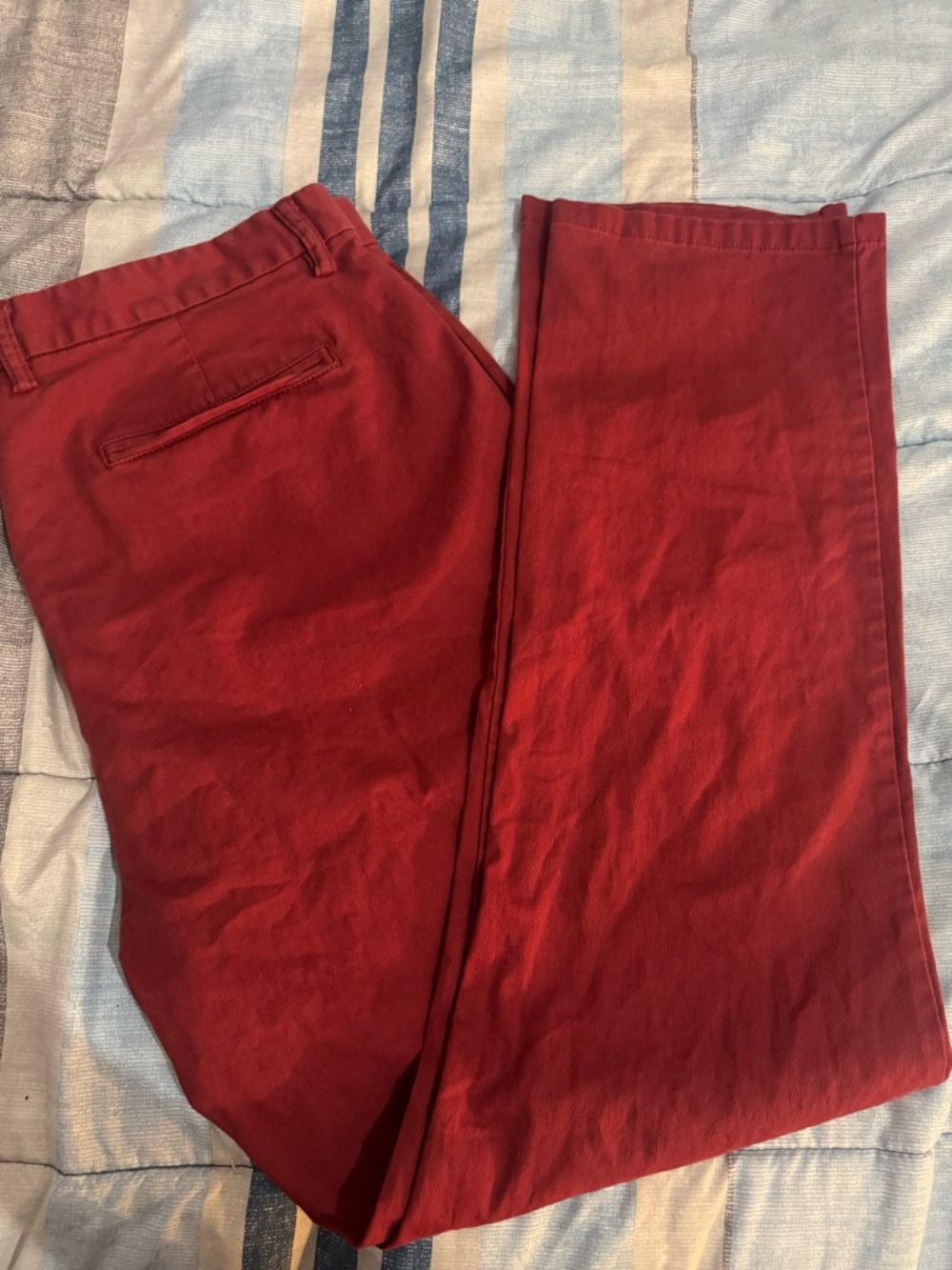 Old Navy Men's Deep Red Chino Pants